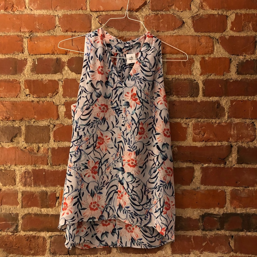 Cabi Floral Blouse